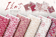 Ikat seamless pattern collection., a Pattern Graphic by AnaGuziiArt (Thumbnail 5 of 11)