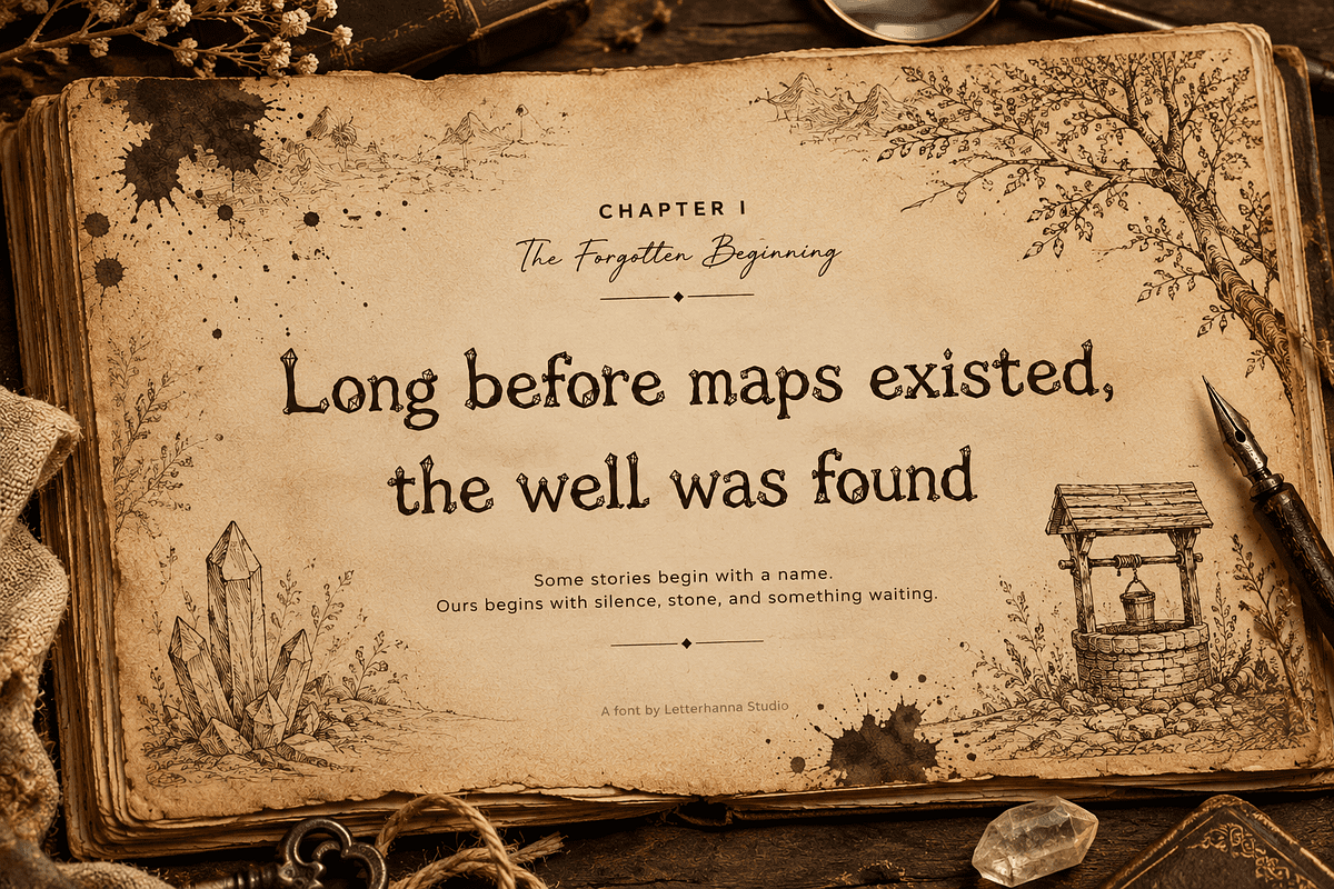 Diamond Well Hand-Drawn Fantasy Font, a Handwritten Font by Letterhanna Studio (Photo 3 of 9)