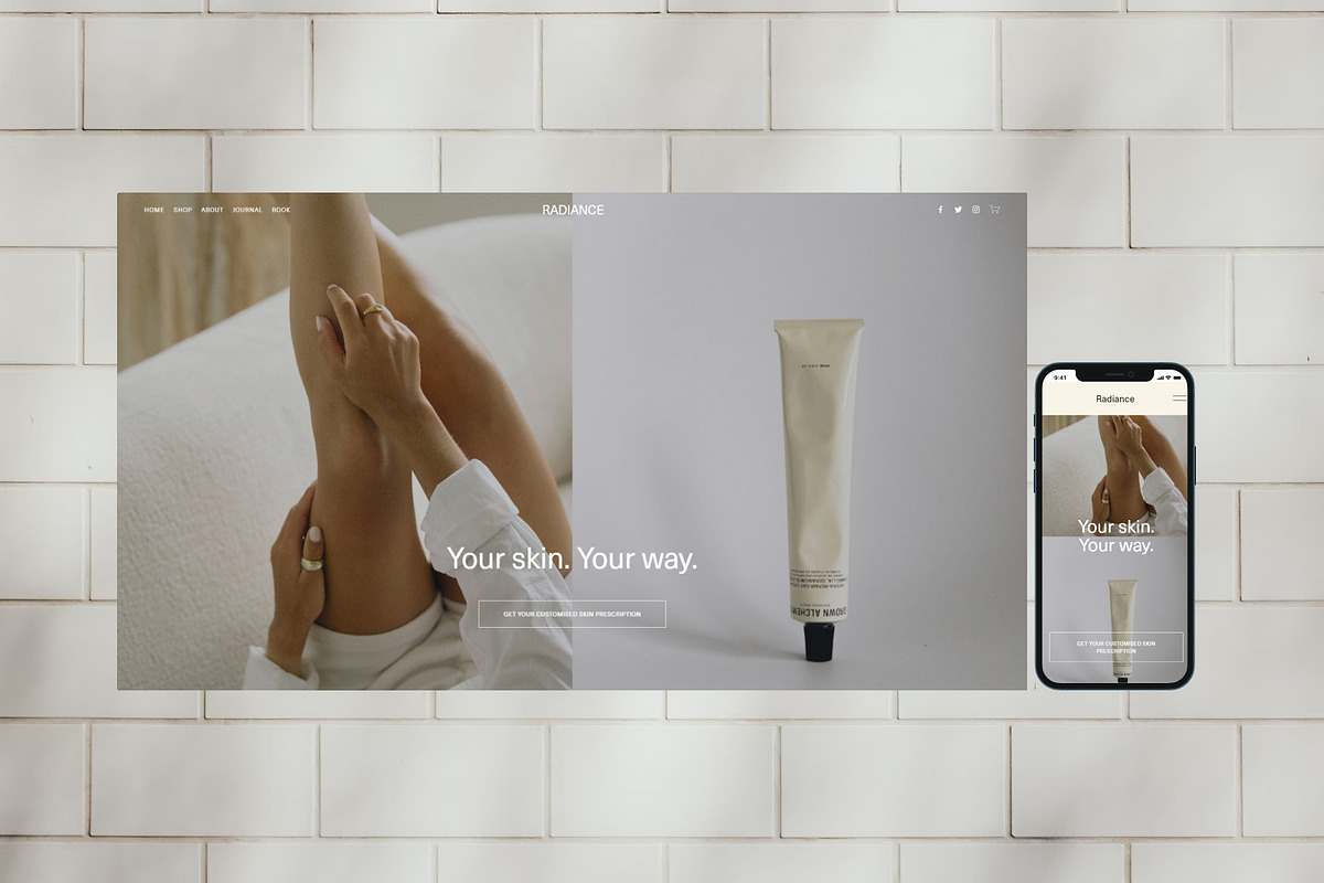 Radiance - Squarespace Template 7.1 preview 4
