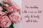 Pink Roses, a Handwritten Font by InermediaSTUDIO (Thumbnail 3 of 8)