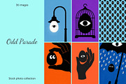 Odd Parade. Easter and humanoid eyes, a Background Graphic by AI Petr Creative Agency (Thumbnail 1 of 7)