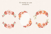 Floral Watercolor set Golden Hour, a Decorative Illustration by Eves_Aquadreams (Thumbnail 6 of 14)