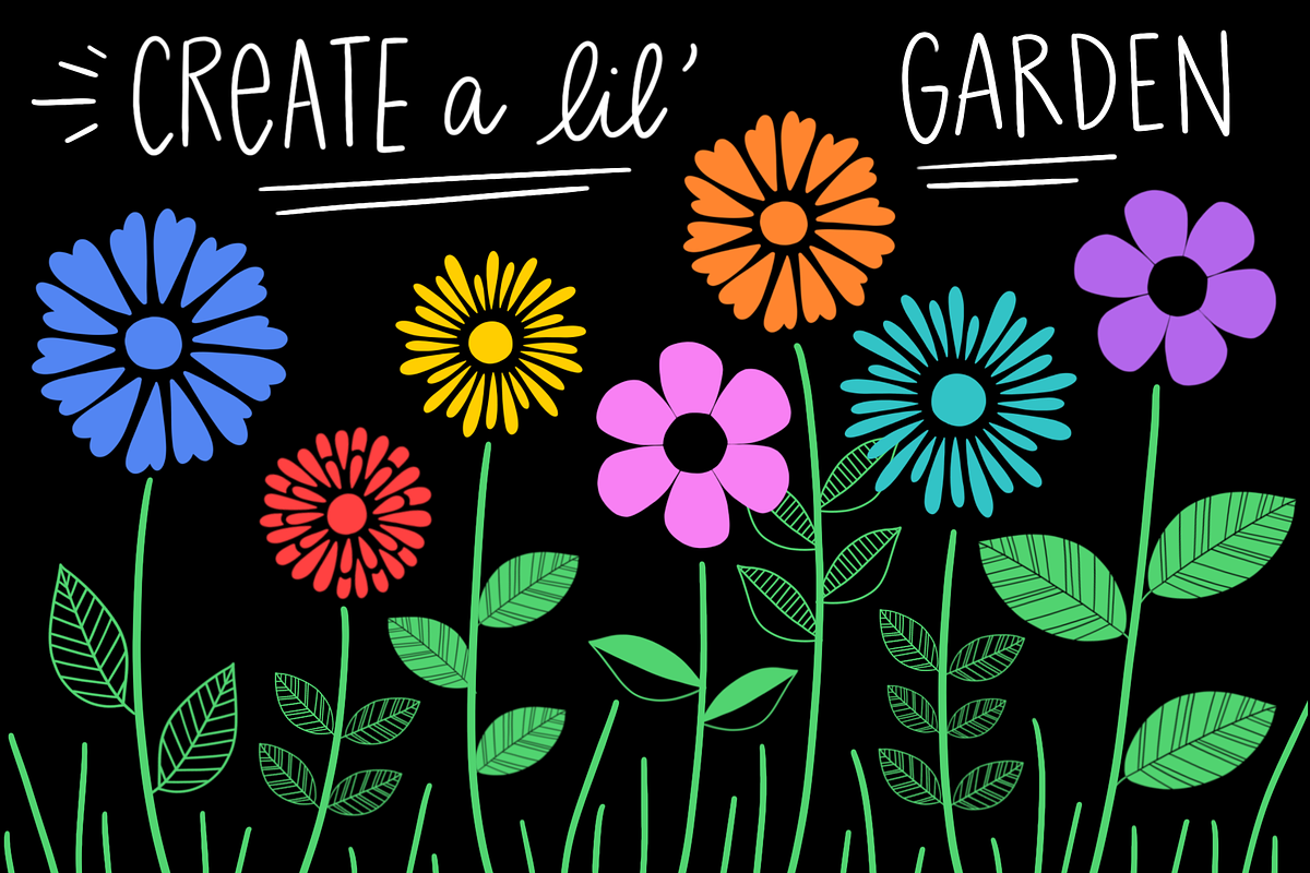 Procreate Stamp Flowers Set preview 5