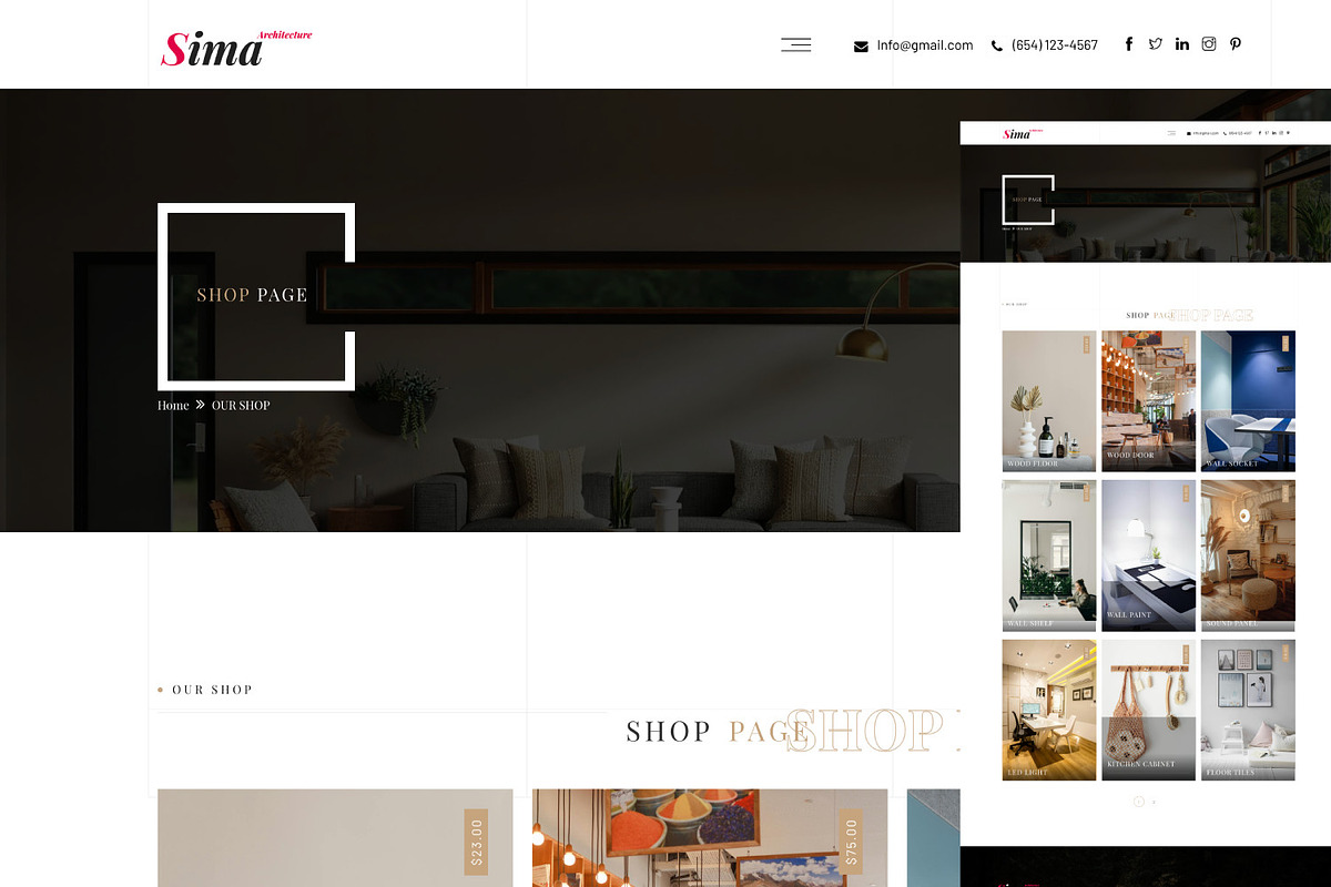 Sima – Architecture & Interior, a WordPress Template by pixelonetry (Photo 6 of 10)