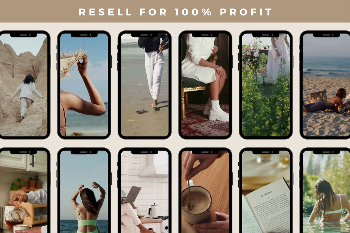Faceless Melanin Videos Reels Bundle, a Social Media Template by Faceless Aesthetic Videos (Photo 2 of 6)