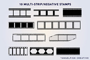 Film Strip Brush Set for Procreate, a Brush Add-On by AngelfishCreative (Thumbnail 3 of 8)