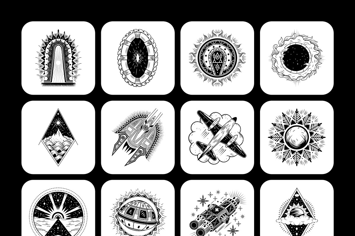 Space Illustrations Art Set, an Object Illustration by Prosymbols (Photo 12 of 15)