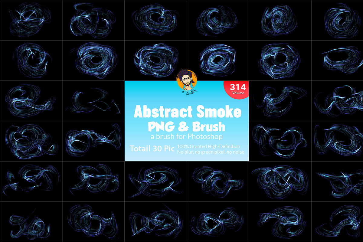 60 Light Trails PNG & PS Brushe, a Brush Add-On by MRI STUDIO (Photo 2 of 14)