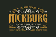 Nickburg, a Handwritten Font by Nathatype (Thumbnail 1 of 15)