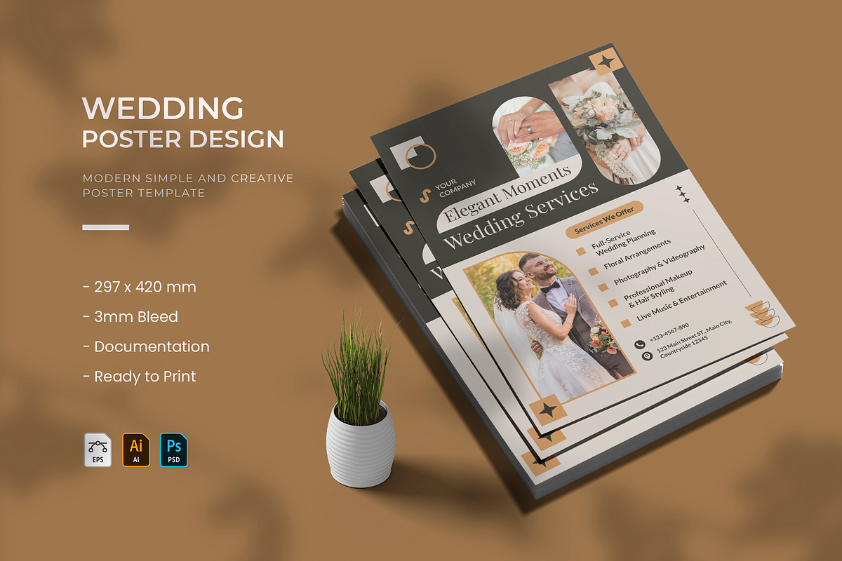 Wedding Services - Poster, a Print Template by VUNIRA (Photo 1 of 2)