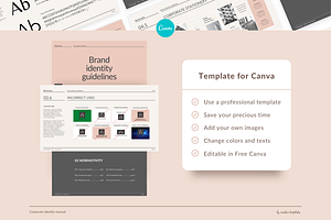 Brand Guideliness Canva Template