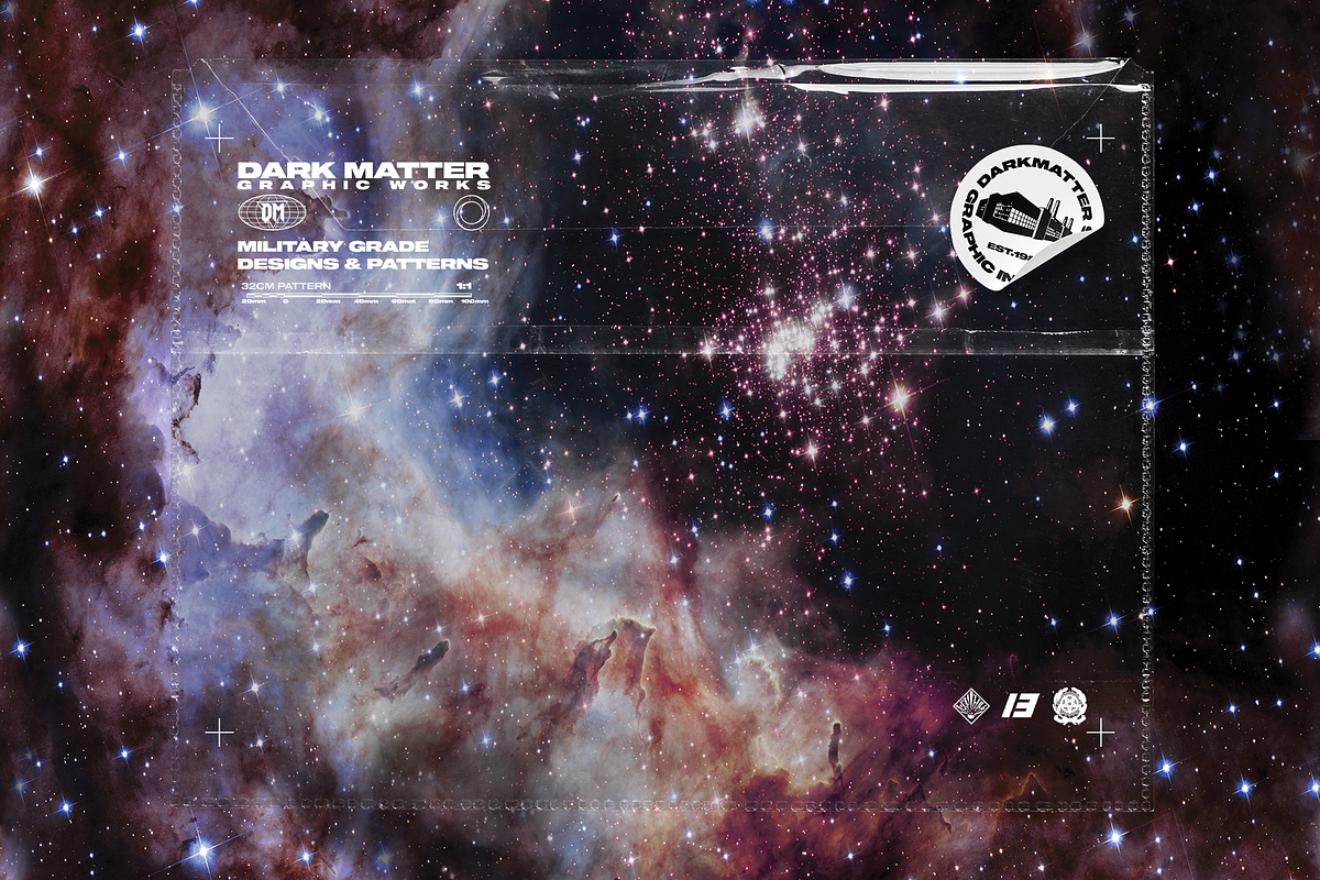 6x Space seamless pattern bundle, a Pattern Graphic by darkmatter_graphicworks (Photo 6 of 18)