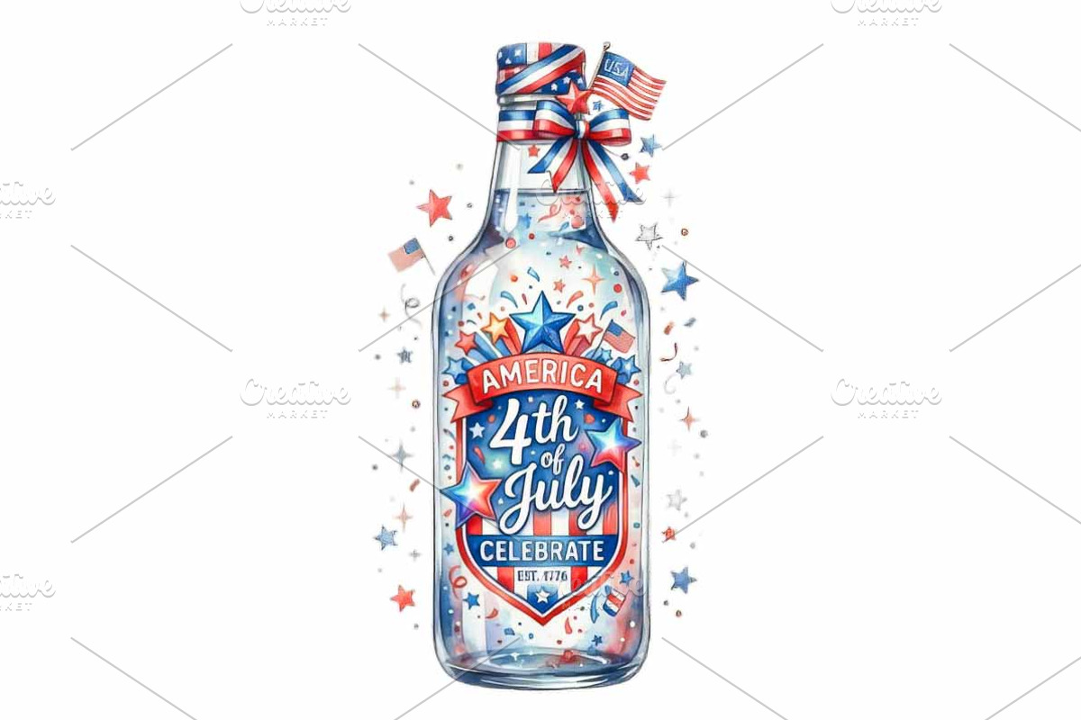 4th of July Sublimation Clipart, a Seasonal Illustration by VetalStock (Photo 12 of 21)