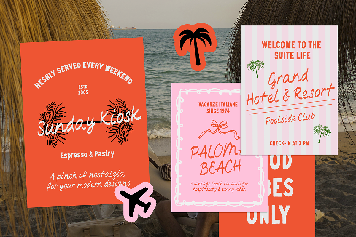 Retro Rustic Script & Bold Font Duo, a Handwritten Font by Nonceni (Photo 5 of 11)