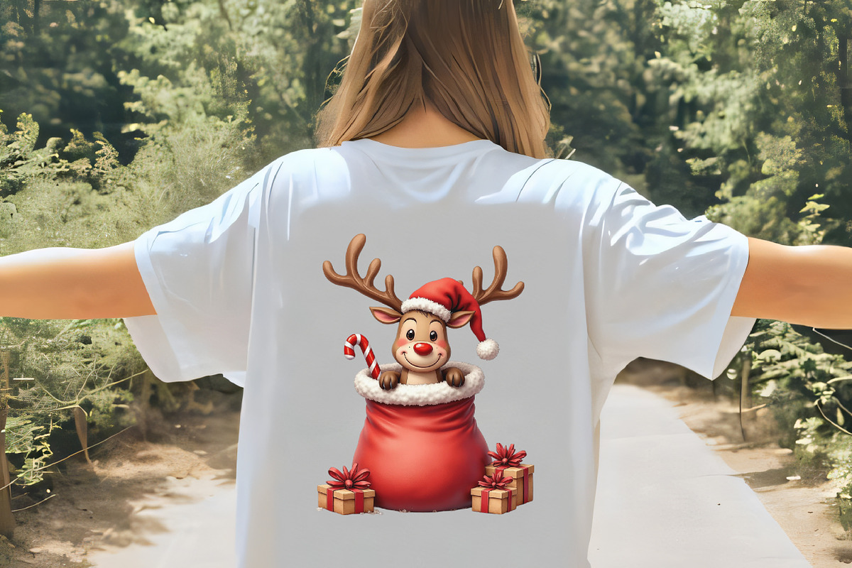 Santa Claus and Reindeer Png, an Illustration by CrexoraLab (Photo 5 of 5)