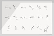Charmer. Line Art Female Body, a Person Illustration by AnMark (Thumbnail 5 of 11)