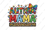 Autism Mama Coquette Bow PNG, an Illustration by CraftArtStudio (Thumbnail 1 of 4)