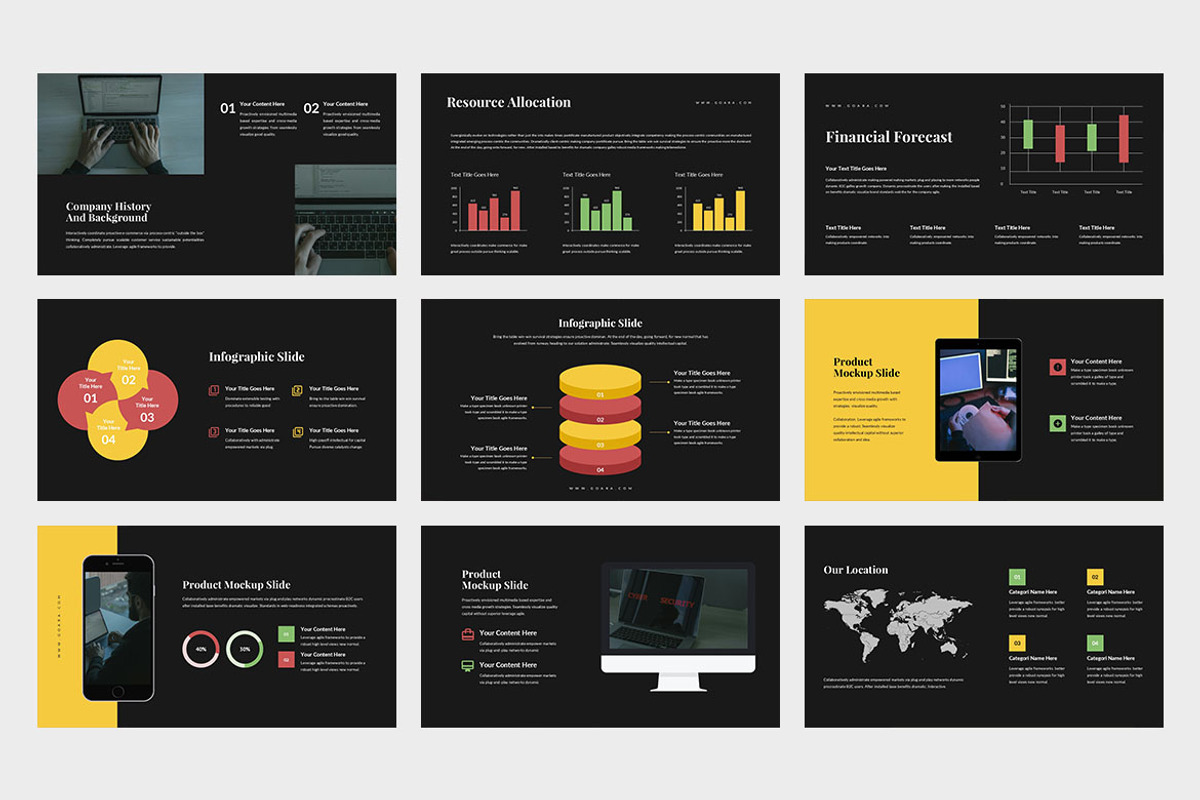 Goara : Cyber Security Google Slides, a Presentation Template by Punkl Camp (Photo 8 of 9)