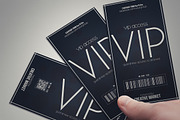 Minimal style VIP PASS cards, a Card Template by Tzochko (Thumbnail 4 of 5)