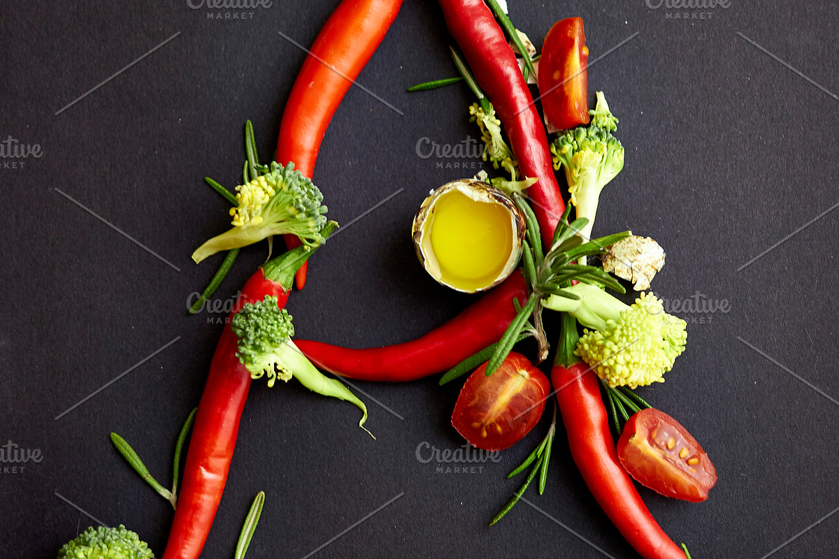 Food Alphabet Letters Collection, a Photo by Juliko1 (Photo 20 of 20)