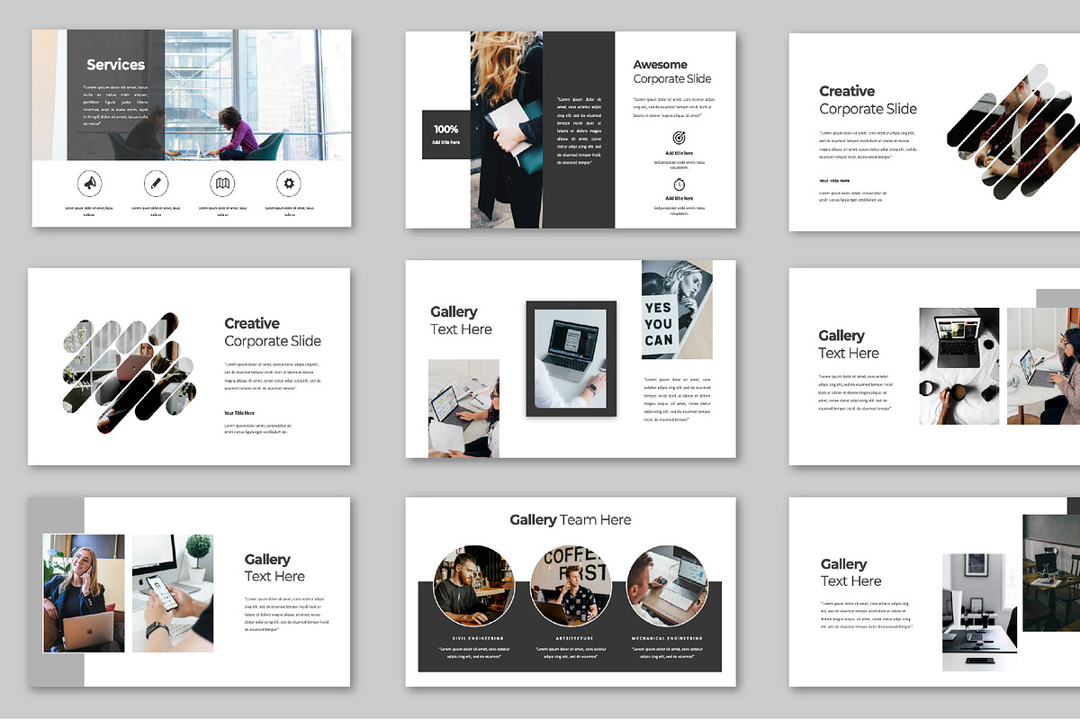 Calvis Creative Keynote Template, a Presentation Template by Overcloud (Photo 3 of 4)