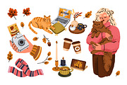 Cozy autumn mood. Hygge fall set, a Seasonal Illustration by Good Studio (Thumbnail 4 of 6)