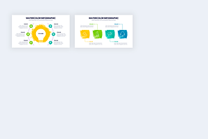 Watercolor Illustrator Infographics