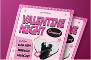 Valentine Concert Flyer Set, a Flyer Template by Annora Studio (Thumbnail 3 of 6)