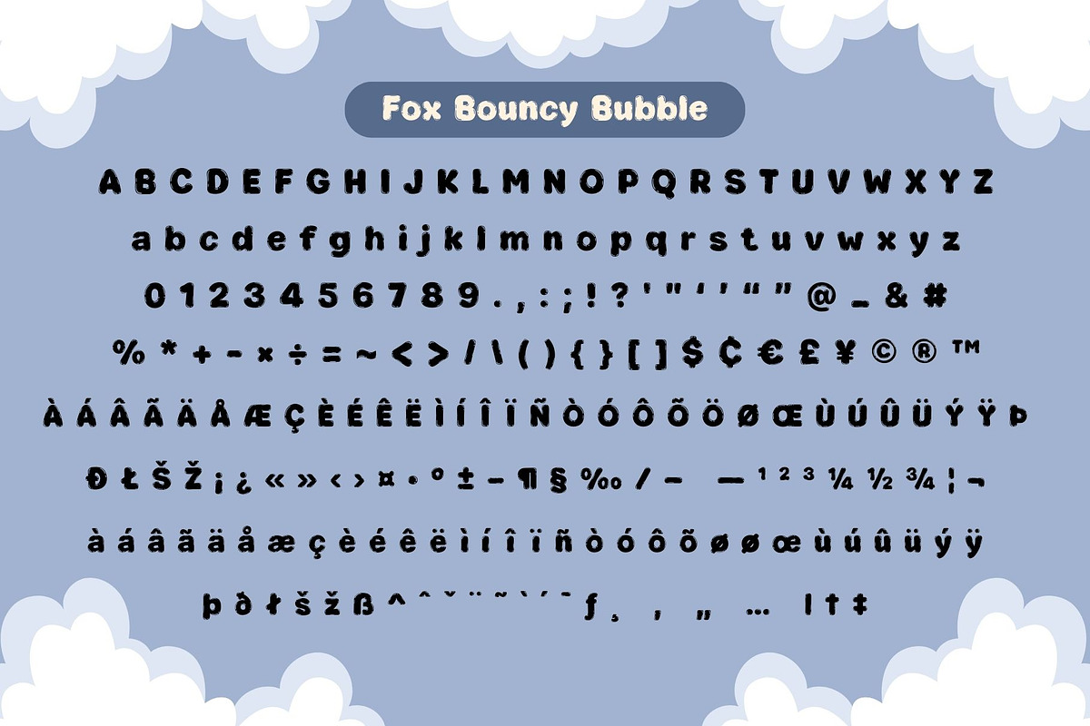 Fox Bouncy Font, a Symbol Font by Fox7 By Rattana (Photo 10 of 11)