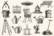 25 Vintage French Garden Engravings, an Illustration by Piddix Archives (Thumbnail 3 of 4)