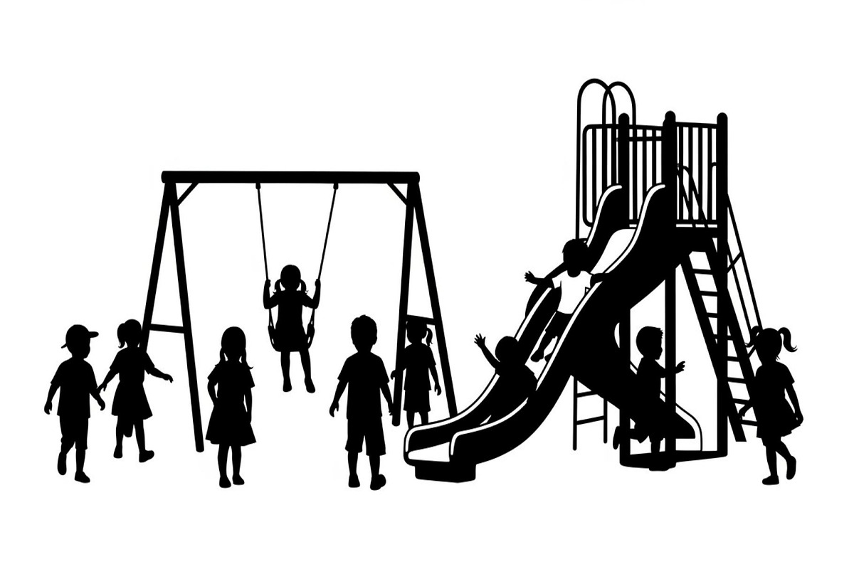 50 Kids Playground Silhouette Bundle, an Illustration by Gfx_Store (Photo 36 of 51)