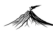 collection of volcano silhouettes, an Illustration by Amazin_art (Thumbnail 19 of 31)