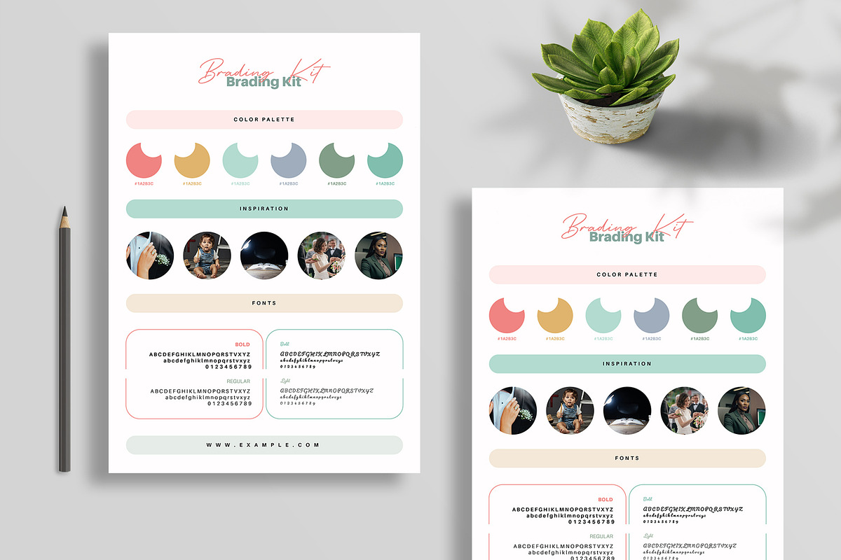 Branding Kit Identity Design Layout