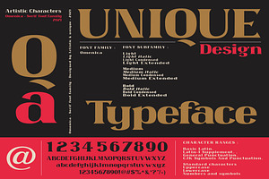 Omenica - Serif Font Family