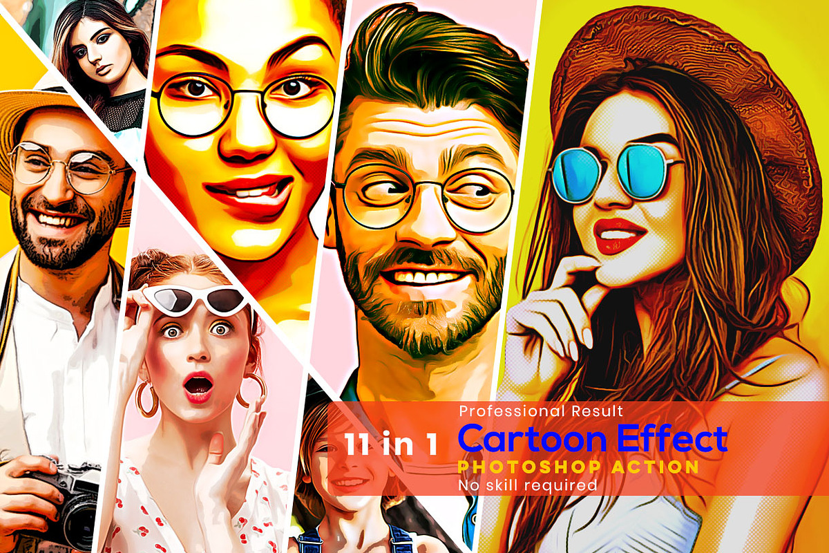 Turn Photos into a Cartoon, an Action Add-On by Photoshop Action (Photo 1 of 7)