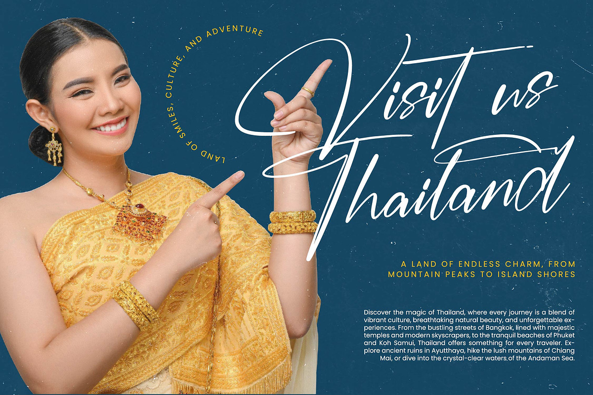 Bangkok Signature Stylish Signature, a Script Font by stylishtype.co (Photo 11 of 20)