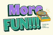 Glazio 3D, a Sans Serif Font by Craft Supply Co. (Thumbnail 2 of 8)