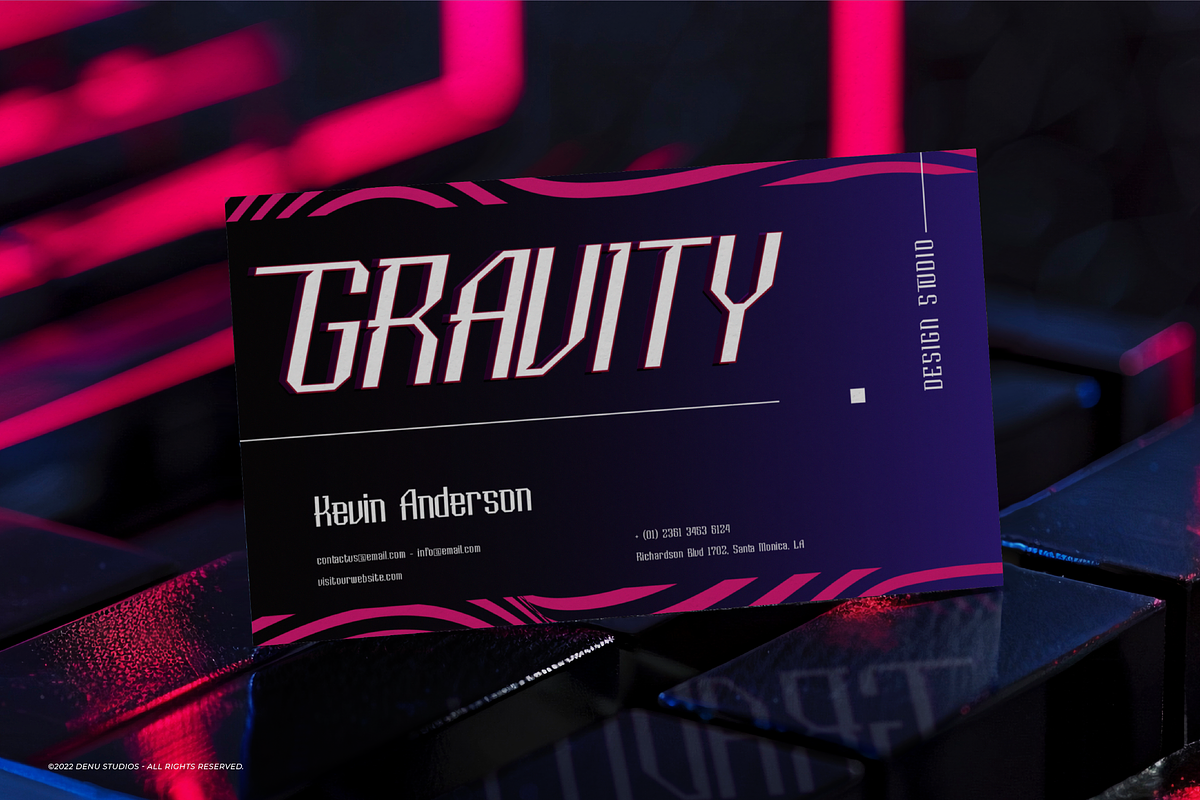 Galaxy Aura | Cyber Condensed Font, a Sans Serif Font by Denustudios (Photo 9 of 12)