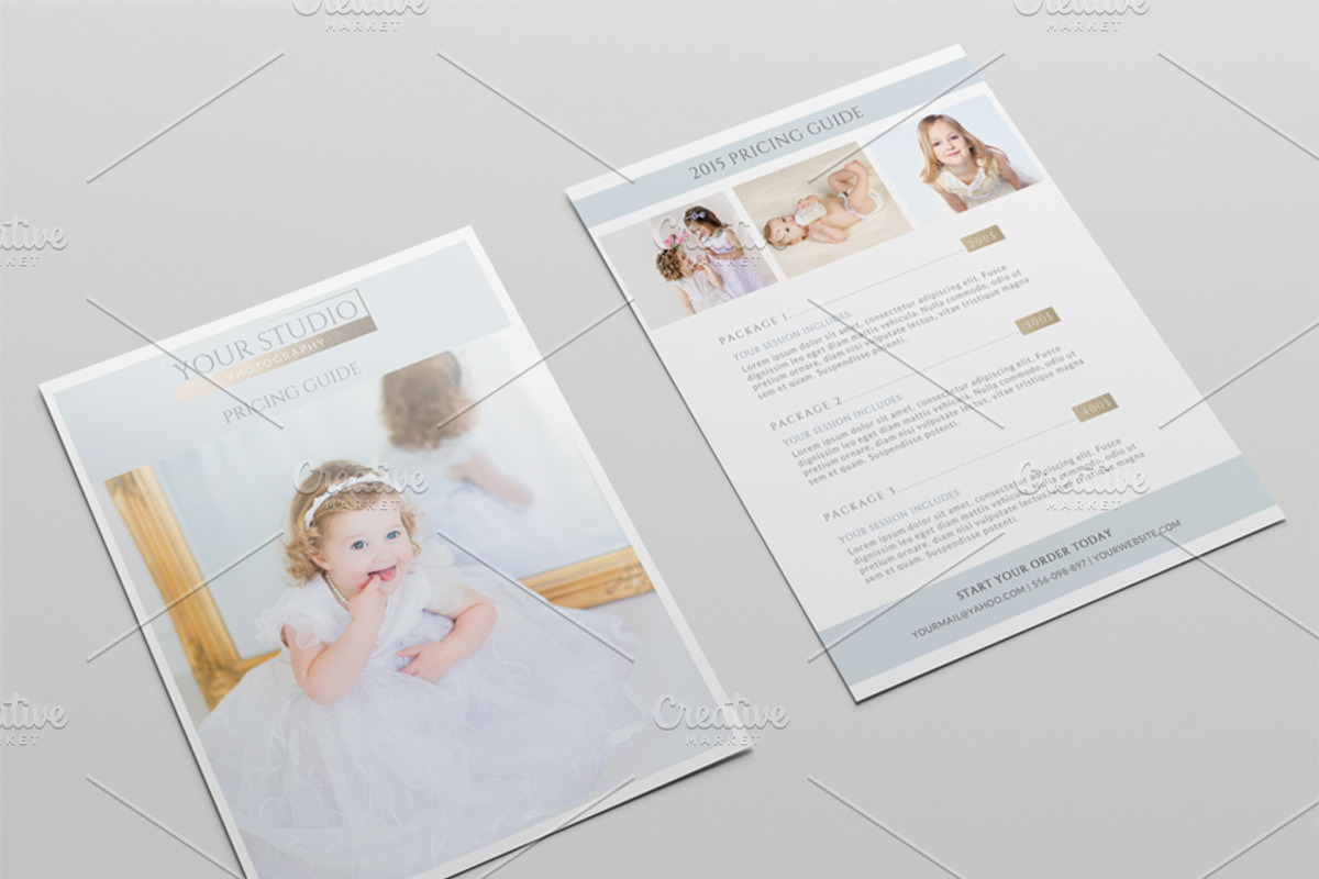 Photography price list, a Flyer Template by annago (Photo 2 of 3)