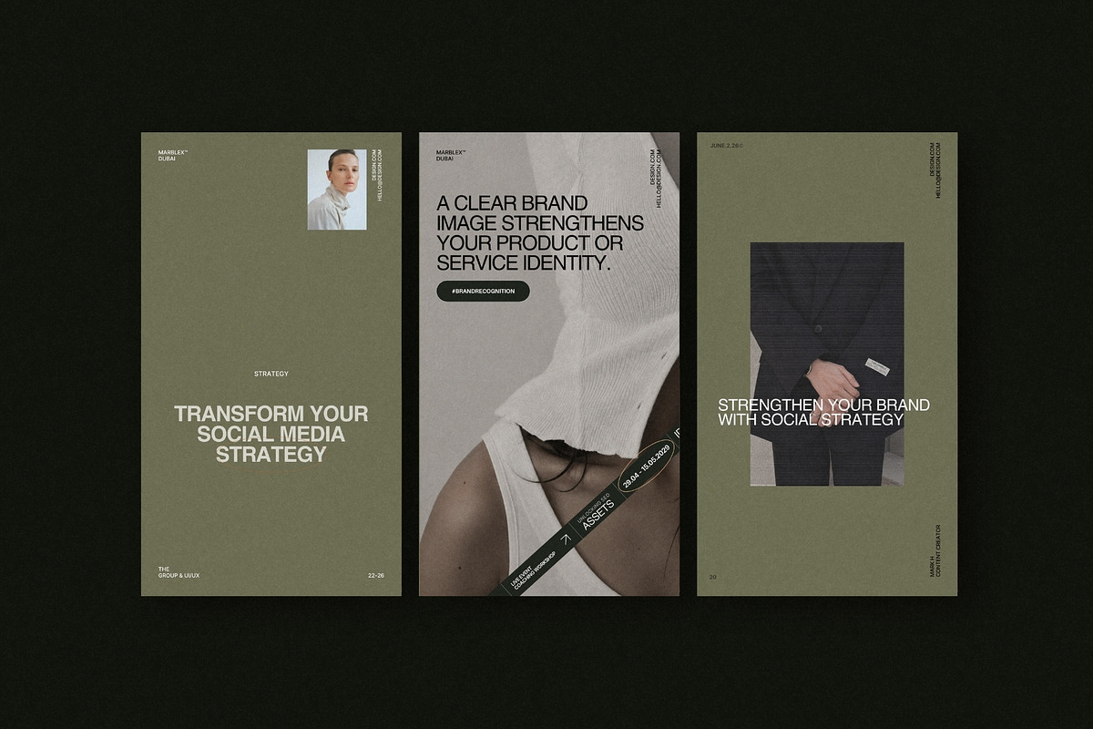 ZAVI | Instagram STORIES Bundle, a Social Media Template by The Aesthetic Studio (Photo 6 of 10)