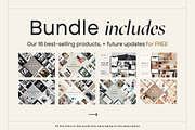 SALE! Social Kit BUNDLE Canva and PS, a Social Media Template by Sparrow & Snow (Thumbnail 2 of 20)