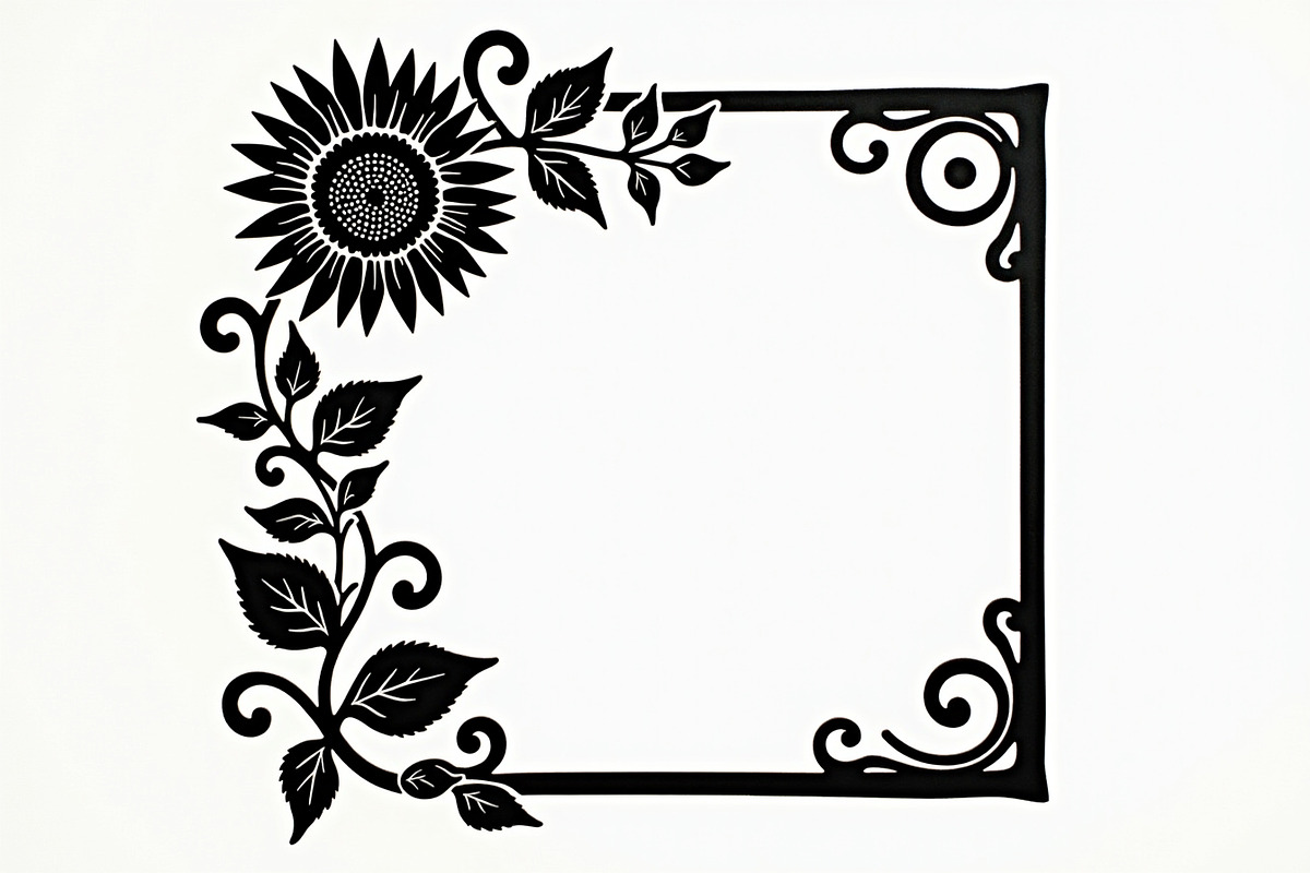 8 Lotus Floral Frame Bundle, an Illustration by Designs_River (Photo 9 of 9)