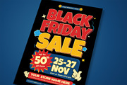 Black Friday Sale Flyer, a Flyer Template by megarez (Thumbnail 2 of 3)