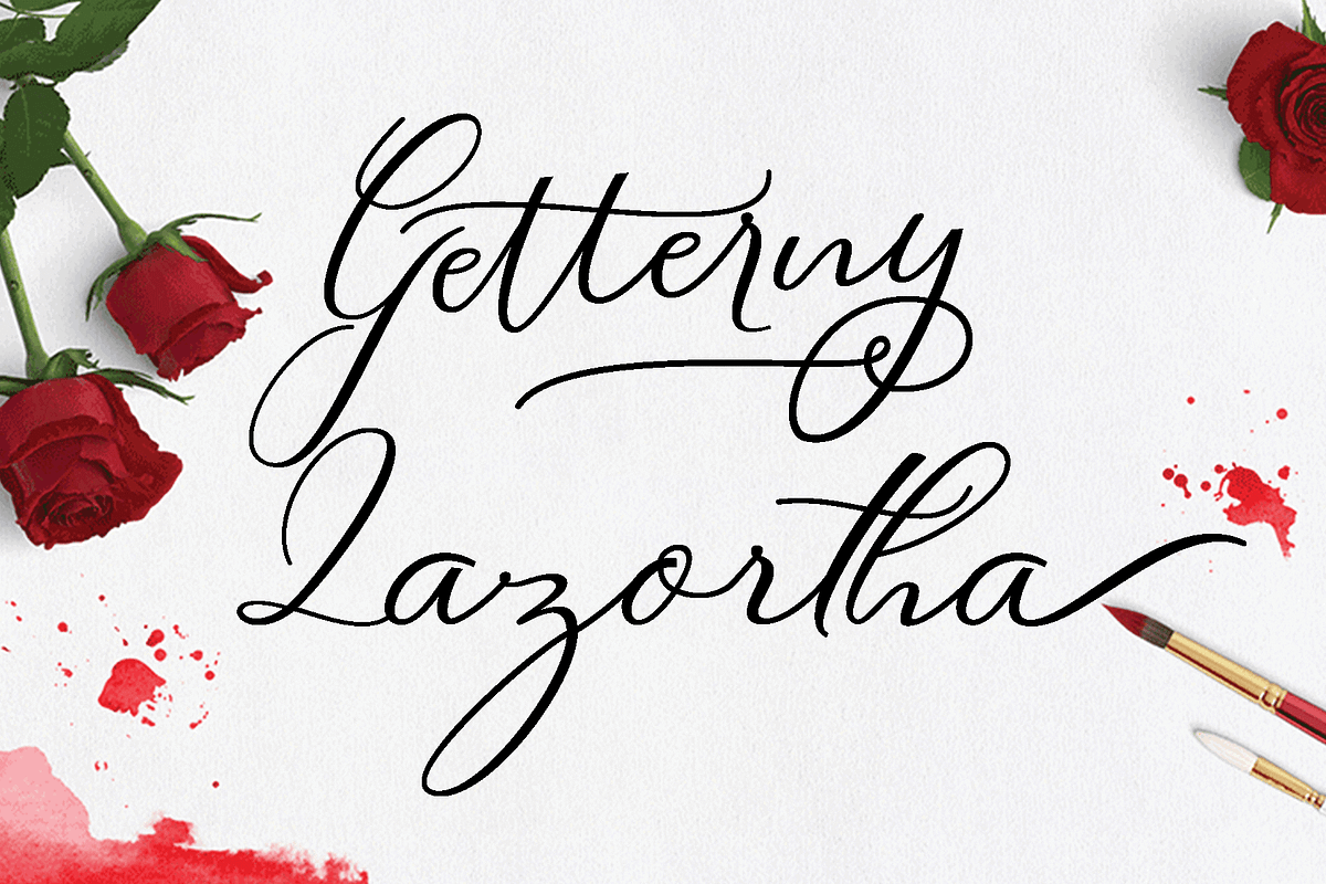 Lovelyou, a Script Font by Deniz86 (Photo 2 of 8)