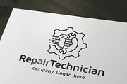 Repair Technician, a Branding & Logo Template by dm243 (Thumbnail 3 of 3)