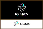 Minimalist Octopus Squid Logo, a Branding & Logo Template by Atlantis X Nurman Arbai (Thumbnail 2 of 2)