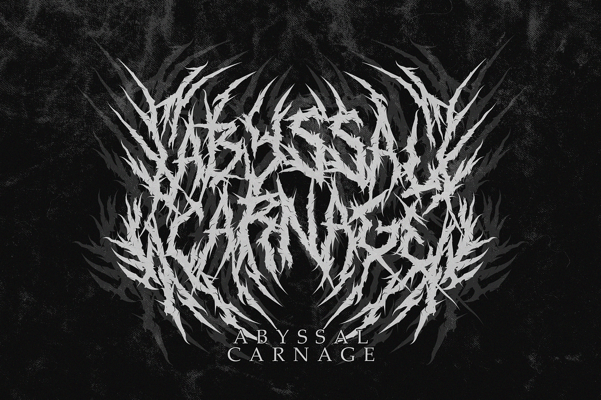 Vermithor | Fierce Black Metal Font, a Blackletter Font by Ardana Creative (Photo 3 of 12)