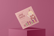 Birthday Girl Invitation - Flyer Med, a Poster Template by SlideFactory (Thumbnail 2 of 4)