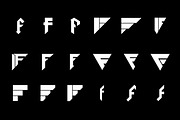 18 F Letter Logos - Vector & Mock-Up, a Branding & Logo Template by Multiple (Thumbnail 3 of 5)