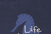 Modern Ocean Vector Clipart Set, an Animal Illustration by Panna Limon Store (Thumbnail 5 of 8)